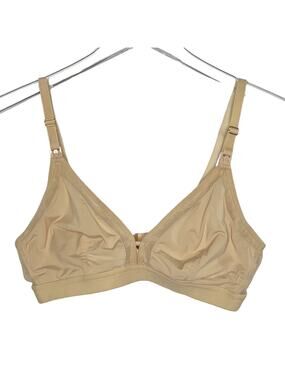 Lively L Maternity Mesh Trim Nursing Bralette Bra Toast Drop Down Cups